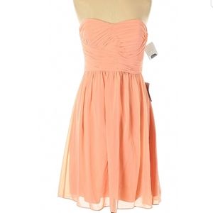 DONNA MORGAN STRAPLESS DRESS